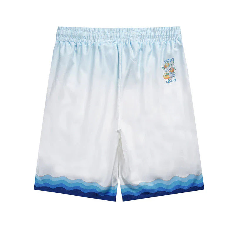 Casa Sport Capri Vista Silk Shirt & Shorts Set